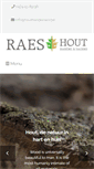 Mobile Screenshot of houthandelraes.be
